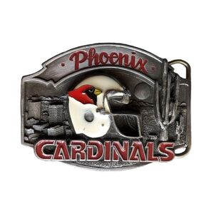 RARE Vintage 80s Phoenix Cardinals belt buckle.